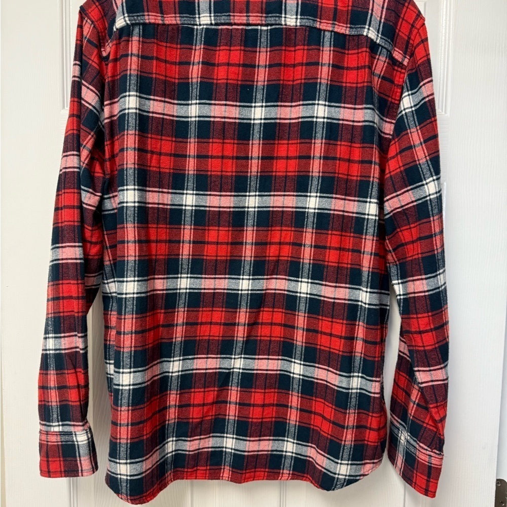 American Eagle Red and Black Plaid Flannel Men's Shirt Size XL - Picture 2 of 8